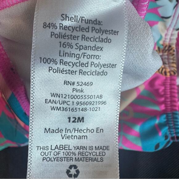 12 Month old Long sleeve Rashguard Swimsuit Animal Safari Tropical - Picture 7 of 11